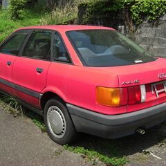 アウディ80（3代目）　B3　レストアベース　丸車部品取り　書類あり　の画像