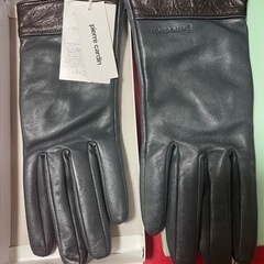 ピエールカルダン 皮の手袋 未使用 レディース 紺色