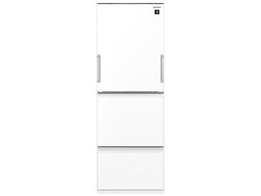 2019年製 SHARP シャープ 冷凍冷蔵庫 3ドア 356L どっちもドア 両開き 自動製氷 プラズマクラスター搭載 SJ-GW36E 幅60㎝ ピュアホワイト 日本製☆買取帝国 朝霞店☆配達可能