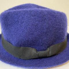 女性用/ 秋冬 美品 変形 アシンメトリー デザイン 帽子 3点の画像