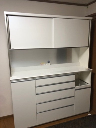 パモウナ　キッチンボード食器棚　160cm