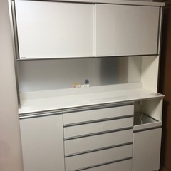パモウナ　キッチンボード食器棚　160cm