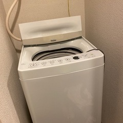 Haier 洗濯機　一人暮らし用　2018年製　4.5kgの画像
