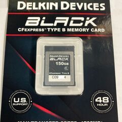 メモリーカード　デルキンデバイセズ DELKIN DEVICES DCFXBBLK150 [BLACKシリーズ CFexpress Type Bカード 150GB]