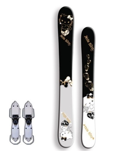 HelloKitty スキーボード クリスタルキティ 【AR-4ビンディング付】