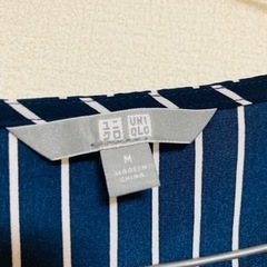 UNIQLOストライプシャツ　Mサイズの画像