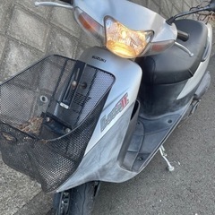 実働　レッツ2 原付　バイク車体