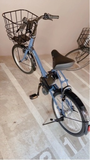 パナソニック Panasonic BE-ELGL033AV [小径タイプ電動アシスト自転車 グリッター グレイッシュブルー]