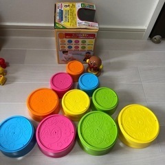 【値引中】アンパンマン　つみかさねカップ　グラリンゲーム　2点セットの画像