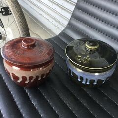 ケーニヒスクローネ　陶製蓋付きつぼ　2個セット