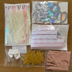 100日祝い飾り/お食い初め飾り バルーンガーランドセットの画像