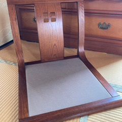 木製座椅子　メーカーHIKARIの画像