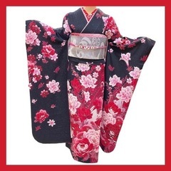 振袖　正絹　6点セット