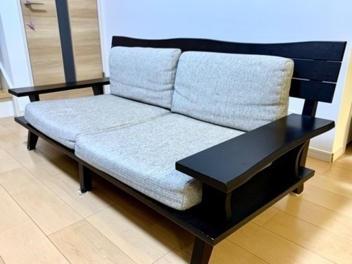 【お譲り先確定】　ロータイプソファーでお部屋広々（2.5人用）