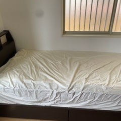 【美品 定価79800円】ニトリ シングルベッドセットの画像