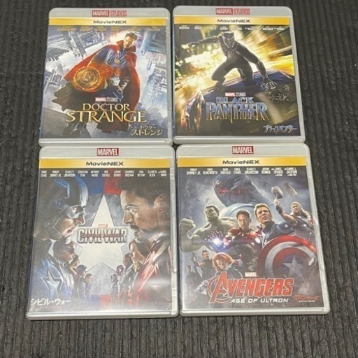 MARVEL Blu-ray＋DVD 4本セット　ブラック・パンサー