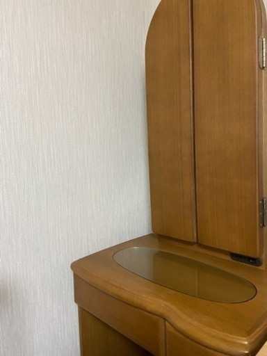 化粧台　大塚家具　美品　三面鏡　ドレッサー