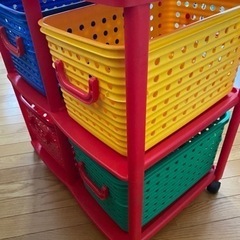 カラフル収納ケースの画像