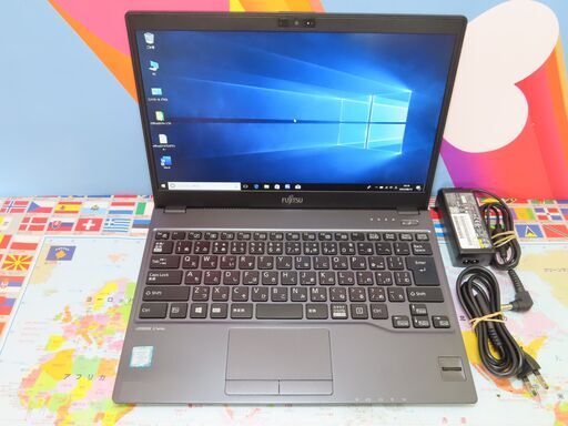 H02　富士通 LIFEBOOK U938/S 極美品 第7世代 超軽量 Office2019