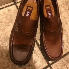 Kelian ローファー　革靴　ビジネスシューズ　ブラウンの画像