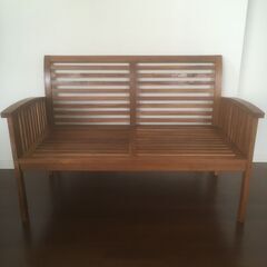 【ACTUSにて購入】ベンチ　（ガーデンベンチ、パティオベンチ）