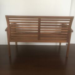 【ACTUSにて購入】ベンチ　（ガーデンベンチ、パティオベンチ）の画像