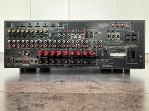 中古DENON 7.1ch AVアンプ AVC-3310-K ヘッドホンおまけ付
