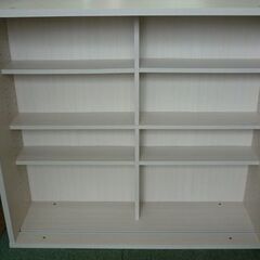 ☆本棚 ブックシェルフ 幅1000mm 奥行295mm 高さ895mm 書棚 白 スライド棚 札幌 北20条店の画像