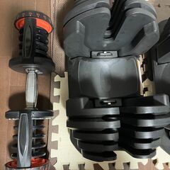 ダンベル39kg2個 ワンタッチ17段階調整 ダイヤル可変式 ＆ ベンチ セットの画像