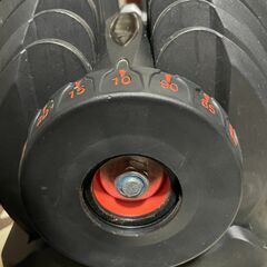 ダンベル39kg2個 ワンタッチ17段階調整 ダイヤル可変式 ＆ ベンチ セットの画像