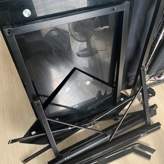 PCデスク　ガラスL字デスク※説明書無し