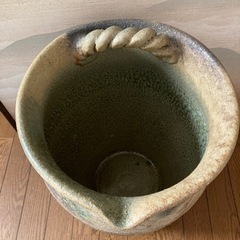 メダカ　壺　花入れの画像