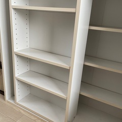 可動式本棚　白
