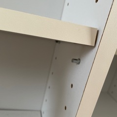 可動式本棚　白の画像