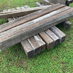 中古枕木　JR枕木