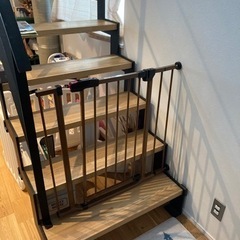 ベビーゲート(ブラウン)