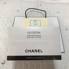 未使用 シャネル コットン 100枚 CHANEL おまけ付の画像