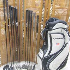 ゴルフセット11本 CallawayLEGACY&TaylorMade R360XD キャディバッグ付き メンズ用 札幌市北区屯田の画像