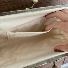 モロッカン柄　がま口ショルダーバッグ（中古品）の画像