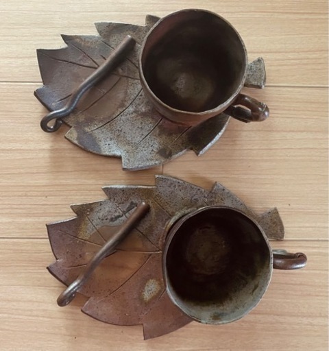 ★最後の値下げ　備前焼　コーヒーカップ　セット　未使用　お得