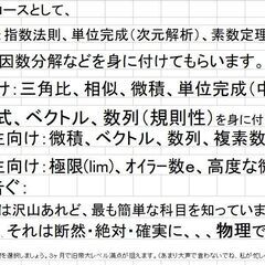 理数系大学に行きたい方、好きな高校に入りたい方、本物の計算力を付けたい方、単純に試験で満点を取りたい方、模試で全国１位になりたい方、あつまれ～の画像