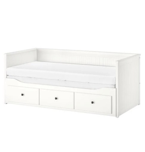 IKEA ヘムネス 収納付き デイベッド 引き出し マットレス付き 北欧