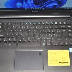 最新Windows11+office 爆速SSD256GB+大容量HDD1TB MOUSE BC-MB1585M8H1S2 15.6型ワイド 高性能i7-8565U/メモリ8GB/無線内蔵/Webカメラ搭載の画像