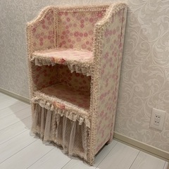 ⭐️折り畳み式3段ラック　棚　本棚　飾り棚　可愛い⭐️の画像