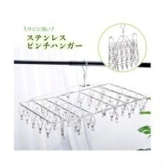 ピンチハンガー ⭐️ステンレス 59ピンチ 洗濯バサミ スリム 洗濯ハンガー 物干しハンガー おしゃれ 靴下 洗濯物 の画像
