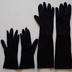 UVカット手袋・ブラックの画像