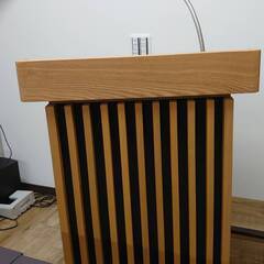 教壇　演台（マイク・スピーカー付)　新品↓