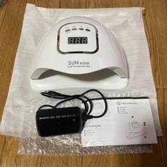 ネイルマシン、LEDライト、集塵機の3点セット