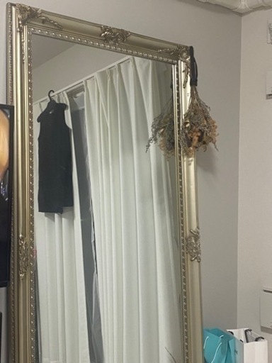 アンティークワイドミラー