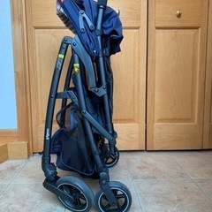 綺麗！Pigeon ビングル BB1 トリコローレネイビー 専用サンシェード付